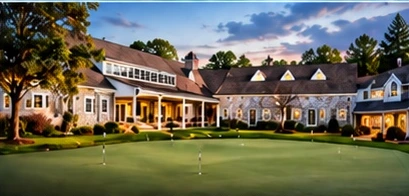 Clubhouse and grounds